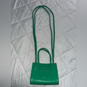 “Green Screen” Green Small Telfar Shopping Bag